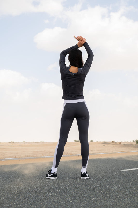 Paneled shape leggings